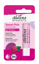 Balsam do ust z bio-maliną POŁYSKUJĄCY RÓŻ