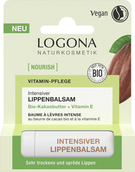 Odżywczy balsam do ust z bio-masłem kakaowym i witaminą F