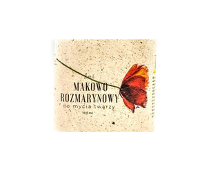 Makowo-rozmarynowy żel do mycia twarzy 3 ml