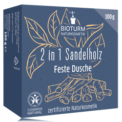 Kostka do mycia ciała i włosów 2w1 DRZEWO SANDAŁOWE