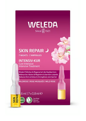 Regenerująca kuracja na noc z dziką różą (7 ampułek)