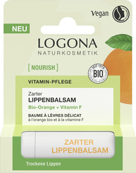 Odżywczy balsam do ust z bio-pomarańczą i witaminą F