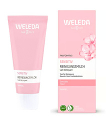 Łagodzące mleczko oczyszczające z olejem migdałowym