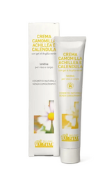 Łagodzący krem do twarzy i ciała z rumiankiem, krwawnikiem i nagietkiem