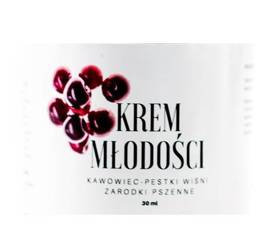 KREM MŁODOŚCI z masłem z ziaren kawowca, pestkami wiśni i zarodkami pszennymi 3 ml