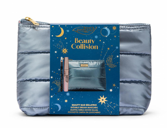 BEAUTY BAG BELLATRIX Kosmetyczka + Tusz do rzęs DOUBLE DREAM czarny + Kredka do oczu LONG LASTING czarna