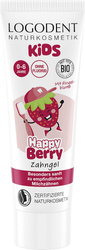 LOGODENT KIDS Żel do zębów dla dzieci 0-6 bez fluoru HAPPY BERRY
