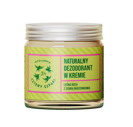 Dezodorant w kremie z ziemią okrzemkową LEŚNA RÓŻA