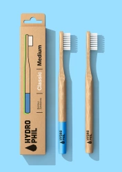 Ekologiczna szczoteczka do zębów CLASSIC medium (NATURALNE DREWNO) 1 szt.
