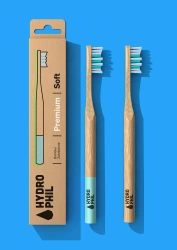 Ekologiczna szczoteczka do zębów PREMIUM soft (NATURALNE DREWNO) 1 szt.