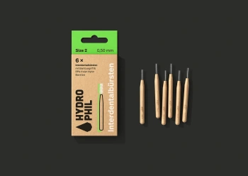 Szczoteczki do czyszczenia przestrzeni międzyzębowych Rozm. 2 (0,5 mm) 6 szt.