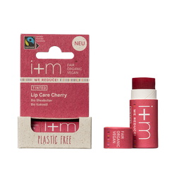 WE REDUCE! Koloryzująco-pielęgnacyjny balsam do ust WIŚNIA z bio-masłem shea i bio-olejem kokosowym