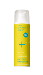 Wygładzający balsam przeciw puszeniu się włosów z olejem z bio-migdałów i bio-jojobą