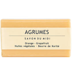 Mydło z masłem shea POMARAŃCZA + GREJPFRUT