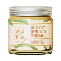 Delikatny dezodorant w kremie MANDARYNKOWY