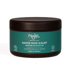 Czarne mydło z Aleppo z olejkiem eukaliptusowym