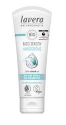 BASIS SENSITIV Krem do rąk z bio-aloesem i bio-masłem shea