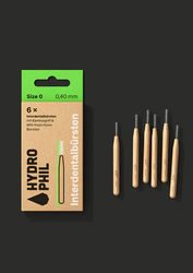 Szczoteczki do czyszczenia przestrzeni międzyzębowych ROZM. 0 (0,4 mm) 6 szt.