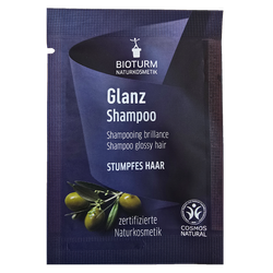 Szampon nadający połysk do włosów suchych i matowych z olejem arganowym i oliwą z oliwek 5 ml