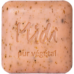 Mydło z drobinkami roślin PIWONIA