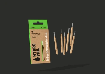 Szczoteczki do czyszczenia przestrzeni międzyzębowych Rozm. 1 (0,45 mm) 6 szt.