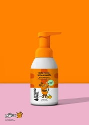 Mydło do rąk w piance dla dzieci o zapachu brzoskiwini