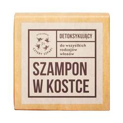 Detoksykujący szampon do włosów w kostce