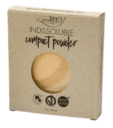 Matujący puder prasowany T01 do karnacji średnich, ciemnych i oliwkowych (wkład wymienny)